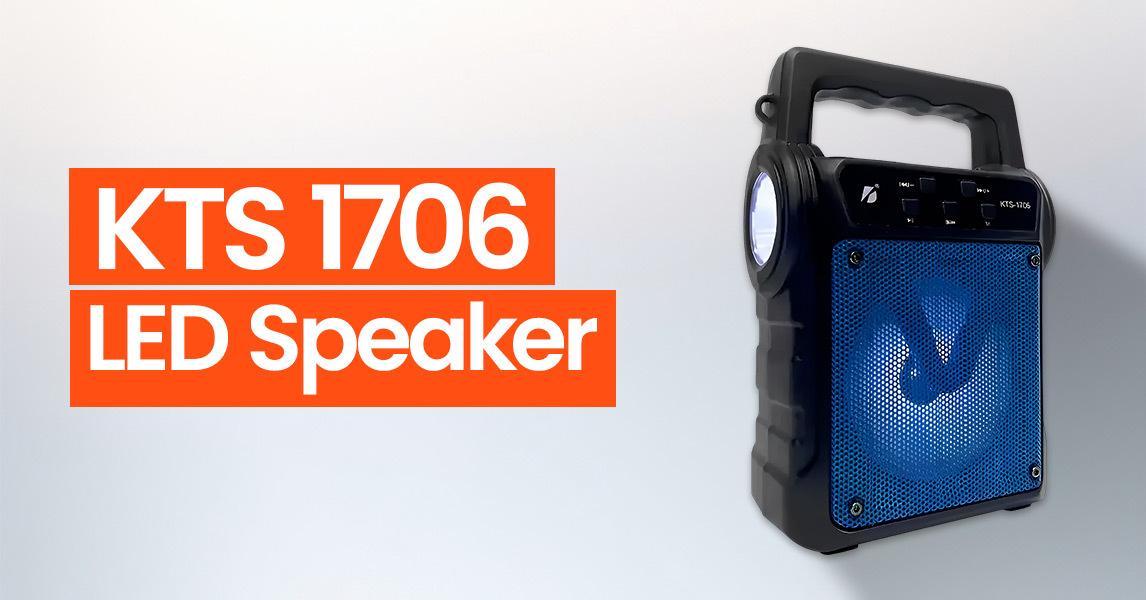 KTS 1706 LED Speakers available at bulk rates on Saddar for wholesale buyers.
