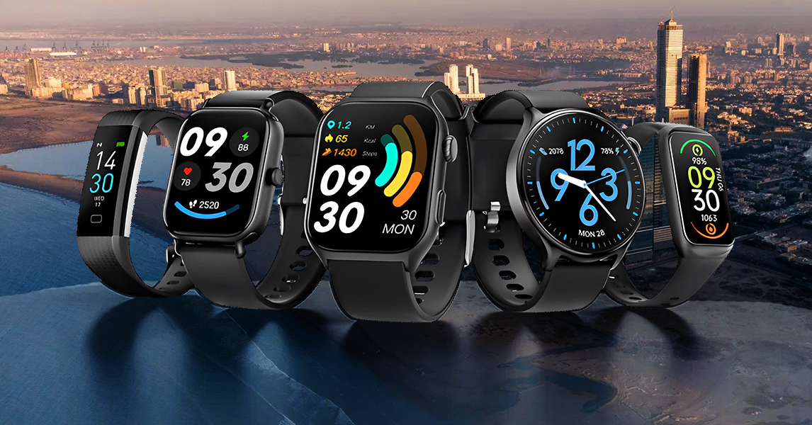 A retailer in Karachi buying smart watches at wholesale rates from Saddar.