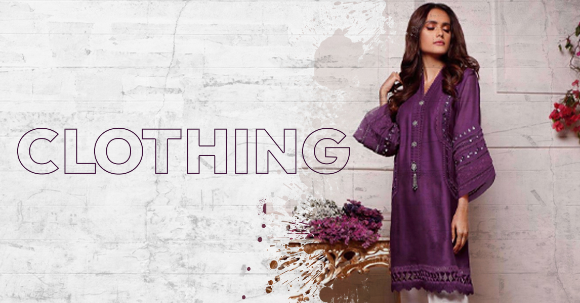 Retailer browsing wholesale clothing deals on Saddar.