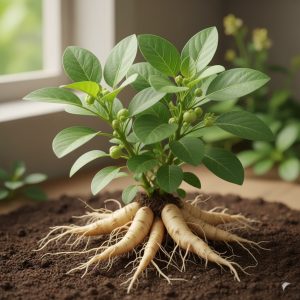 Ashwagandha plant used for herbal medicine in Pakistan.