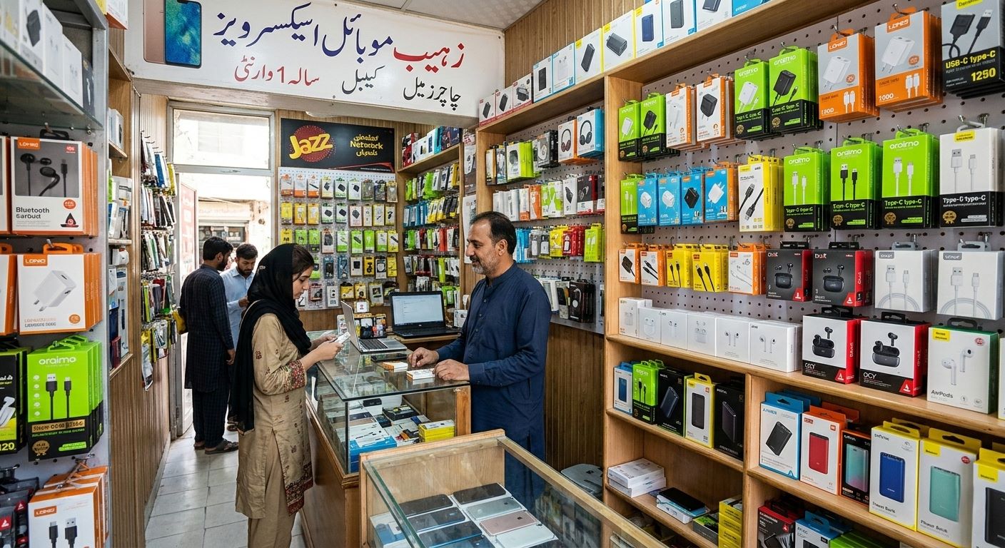 Buy mobile accessories in Pakistan